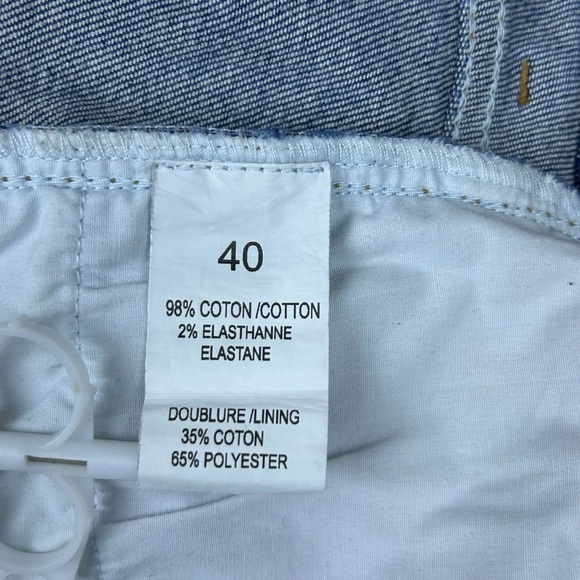 Sonia Rykiel Womens Bootcut Jeans Sz 40 / 31x32 High Rise Button Closure Luxury - Picture 15 of 16